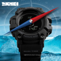 Top selling skmei 1358 waterproof alarm chrono compass sports watches men wrist for wholesale